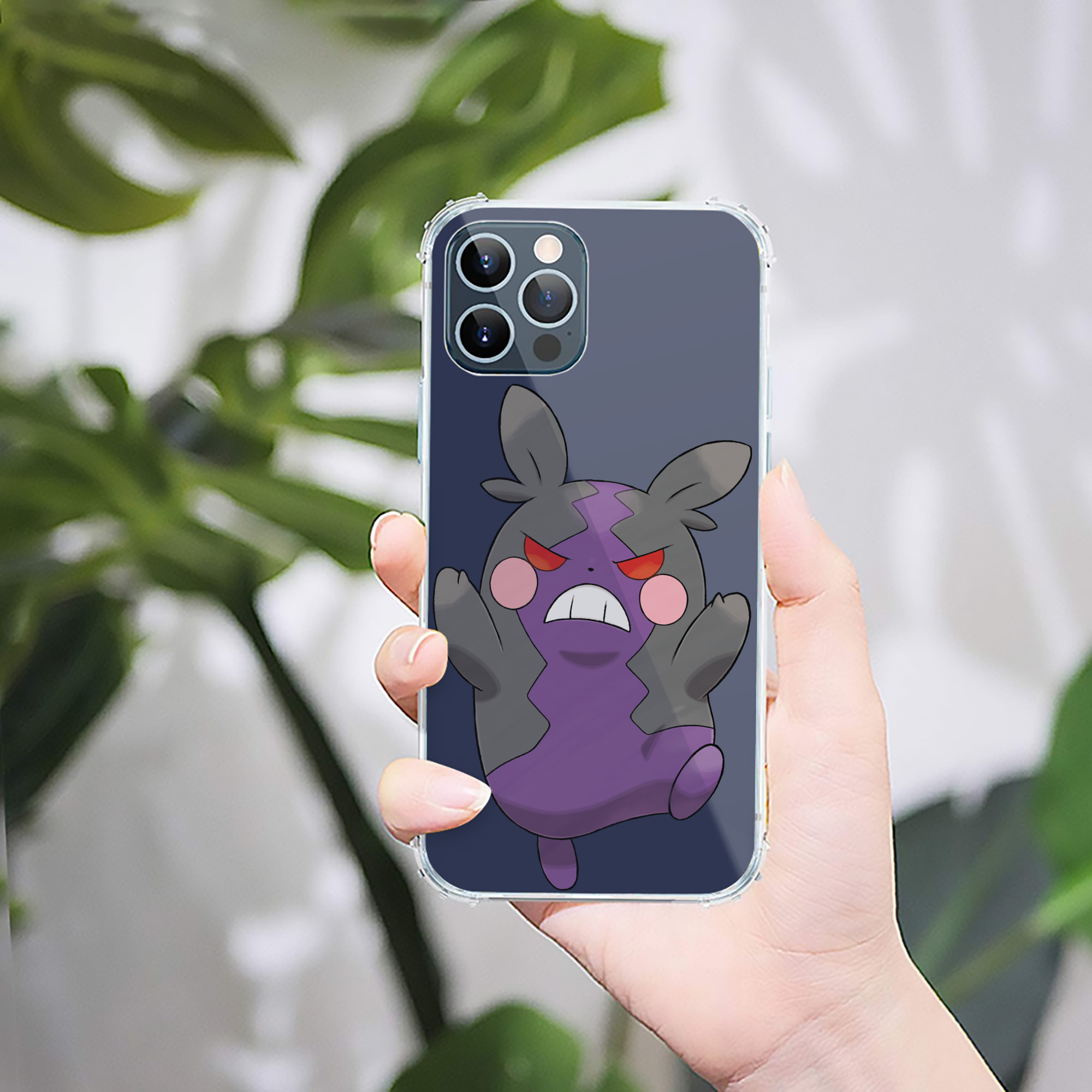 （画像用） ポケットモンスター Pokémon 【iPhone 12シリーズ対応】透明スマホケース（クリアソフトケース）